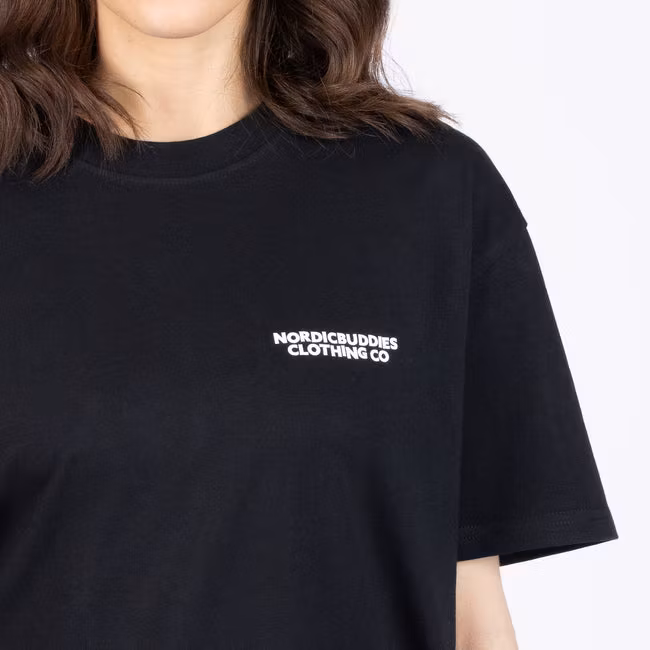 NordicBuddies Pippi Longstocking T-Shirt, Black