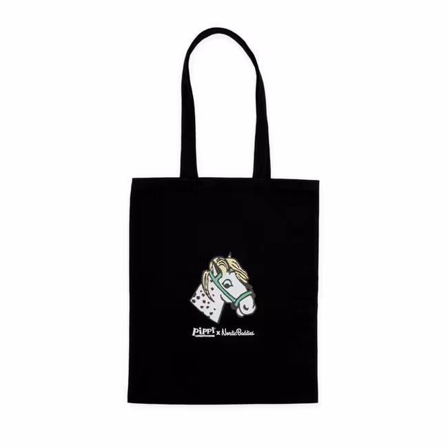NordicBuddies Pippi Tote Bag, Black