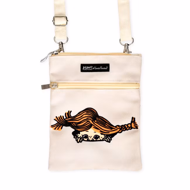 NordicBuddies Pippi Passport Bag, Beige
