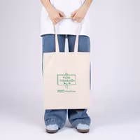 NordicBuddies Pippi Tote Bag, Natural White