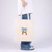 NordicBuddies Pippi Tote Bag, Natural White