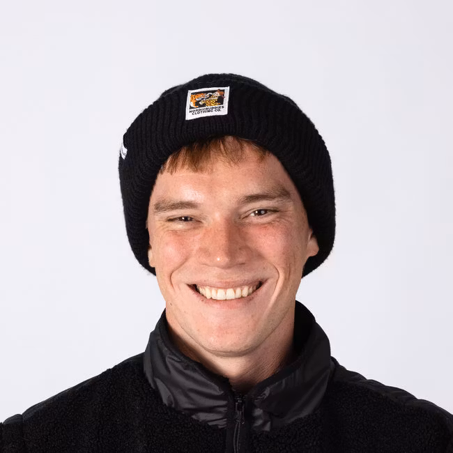 NordicBuddies Pippi and Tiger Beanie, Black