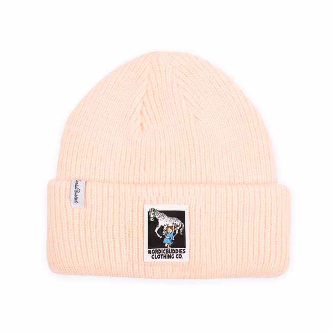 NordicBuddies Pippi and Little Old Man Beanie, Peach