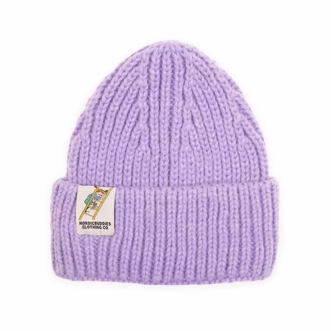 NordicBuddies Pippi and the Ladders Beanie, Lilac