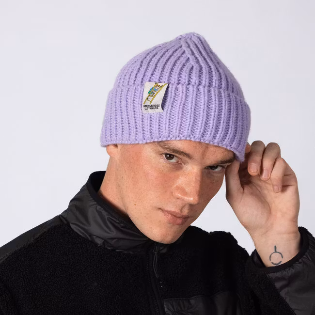 NordicBuddies Pippi and the Ladders Beanie, Lilac