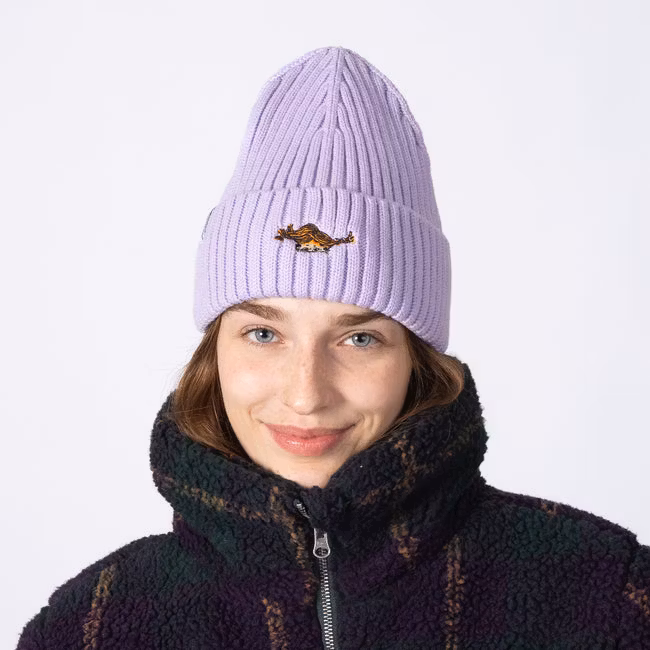 NordicBuddies Pippi Embroidered Beanie, Lilac