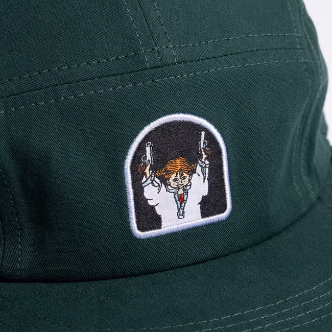 Cappellino a cinque pannelli NordicBuddies Pippi And The Bang, verde