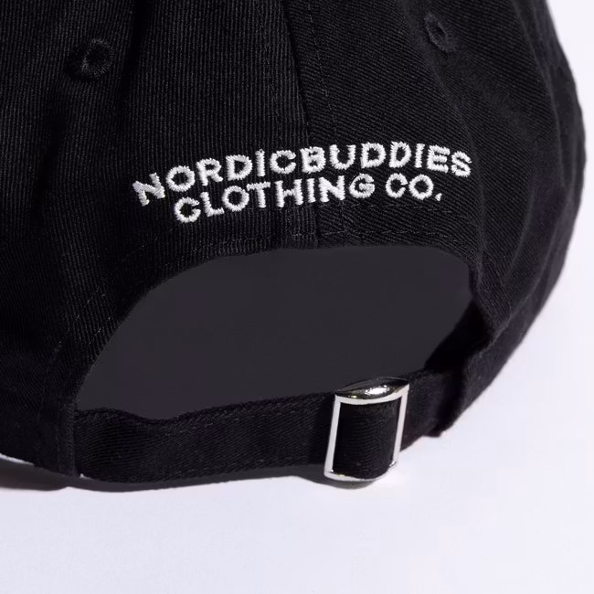 NordicBuddies Pippi And The Tiger Dad Cap, Black