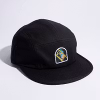 NordicBuddies Pippi And The Ladders Five Panel Cap, Black