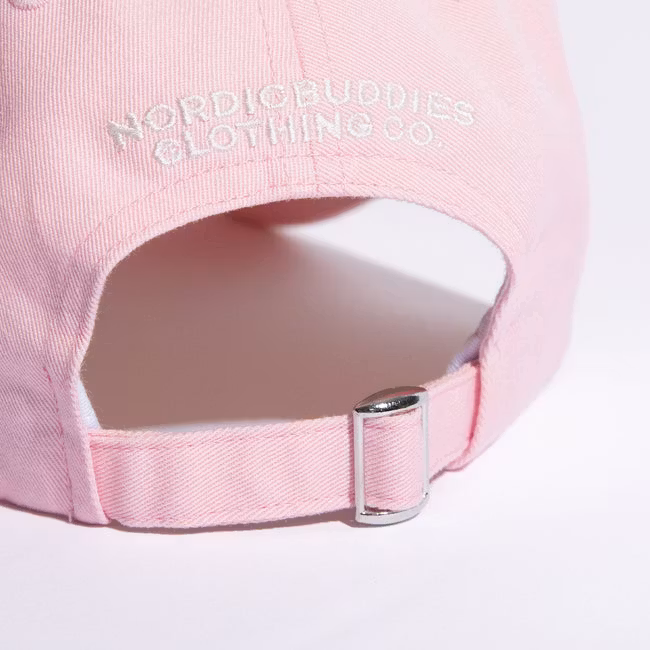 NordicBuddies Pippi Classic Dad Cap, Pink