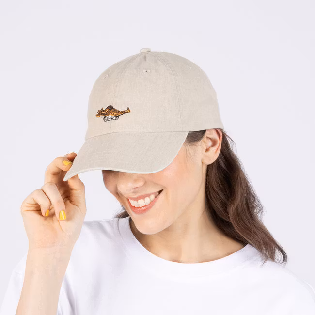 Cappellino per papà Pippi Denim di NordicBuddies, beige