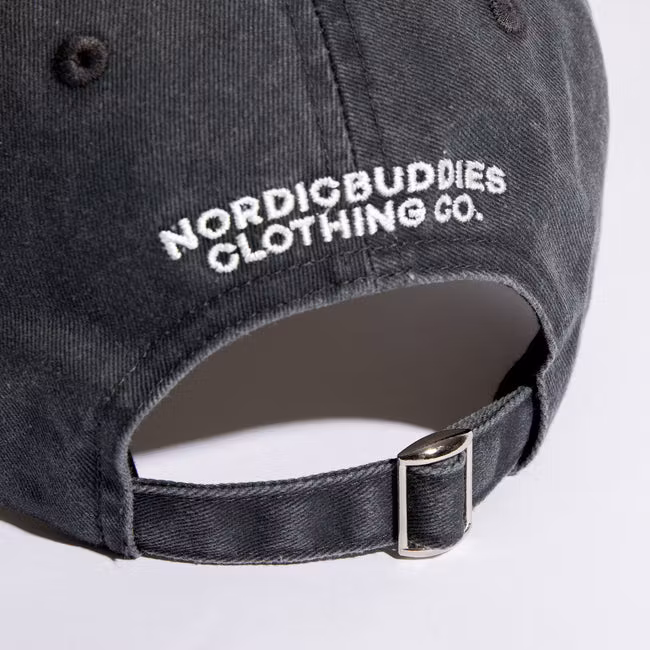 NordicBuddies Pippi Denim Dad Cap, Schwarz