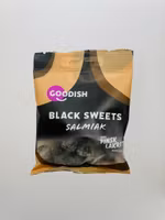 Goodish Finsk Lakrits Black Sweets Salmiak - 100 g
