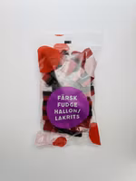 Finsk Lakrits Raspberry/Licorice Fudge - 215 g