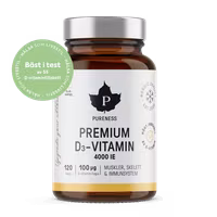 Pureness Premium Vitamin D3 4000 IU - 120 capsules