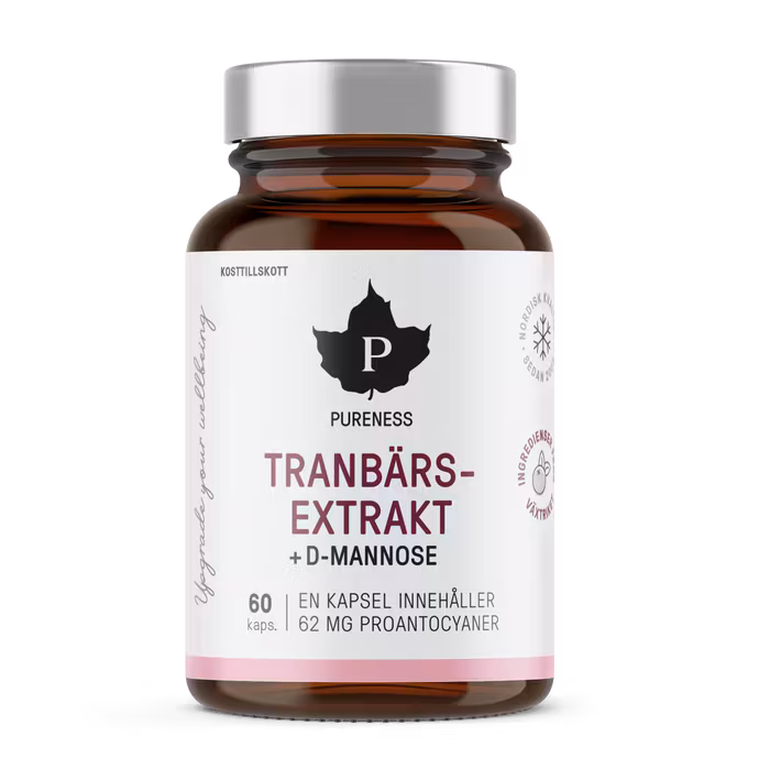 Pureness Cranberry Extract + D-Mannose - 60 Capsules