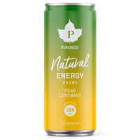 Pureness Natural Energy Drink Pear Lemonade - 330 ml