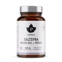 Pureness Betaine HCl -hydrochloric acid triple effect - 60 capsules