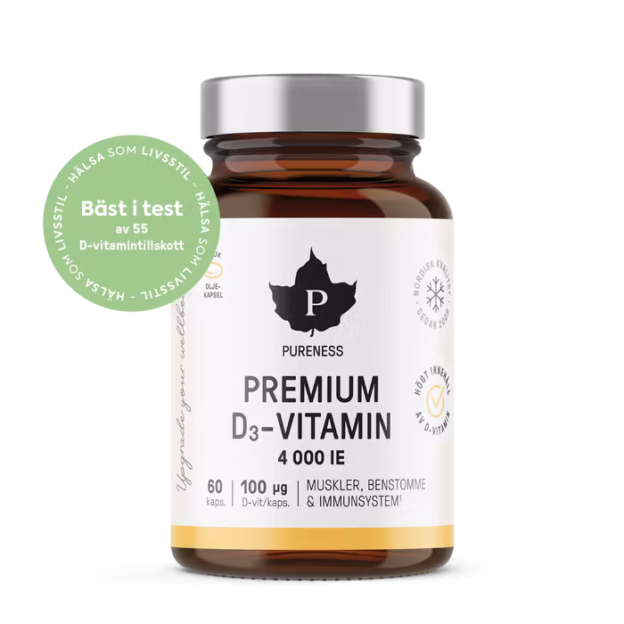 Pureness Premium D3 Vitamin 4000 IU - 60 capsules