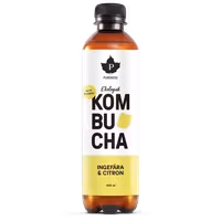 Pureness Organic Kombucha, Ginger & Lemon - 400 ml