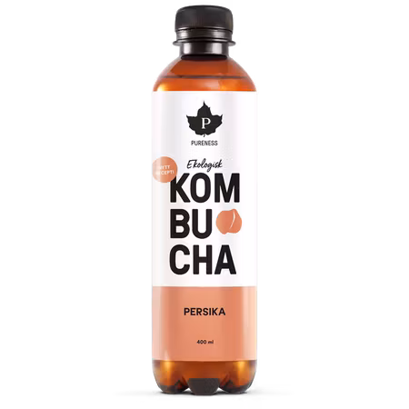 Pureness Organic Kombucha Peach - 400 ml
