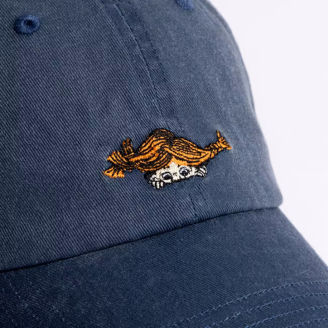 NordicBuddies Pippi Denim Dad Cap, Schwarz