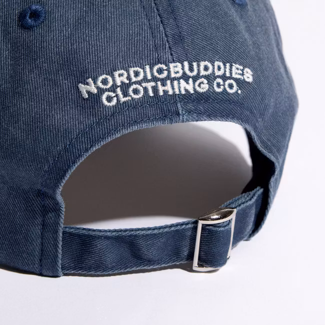 NordicBuddies Pippi Denim Dad Cap, Schwarz