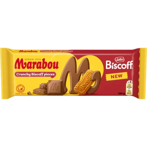 Marabou Lotus Biscoff - 160 grams