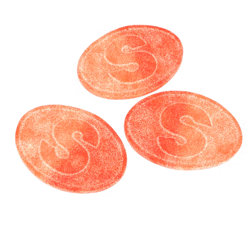 S-märke Fruchtig - 70 Gramm