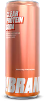 Pro!Brands Clear Protein Soda, Peachy Paradise - 330 ml