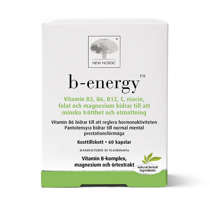 New Nordic B-energy, Reduce fatigue - 60 capsules