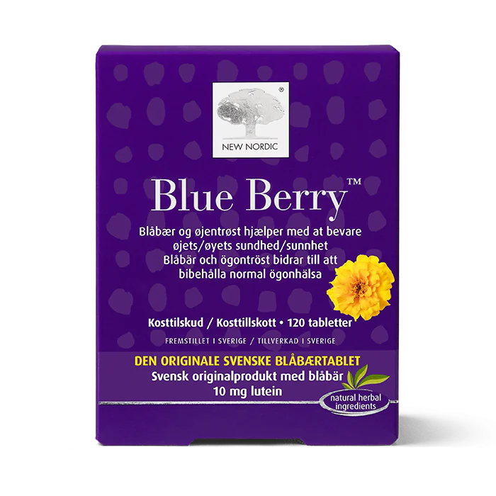New Nordic Blue Berry Originial, Eye Health - 120 tablets