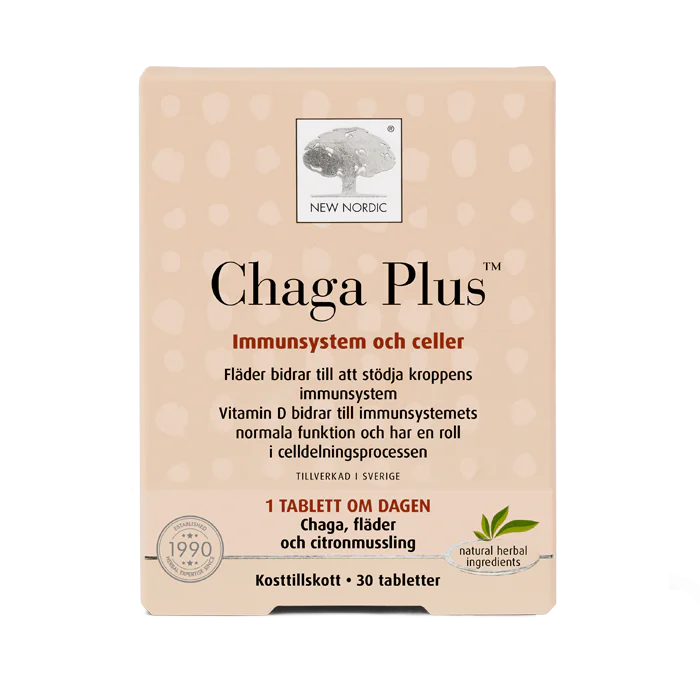 New Nordic Chaga Plus, Immune system and cells - 30 tablets