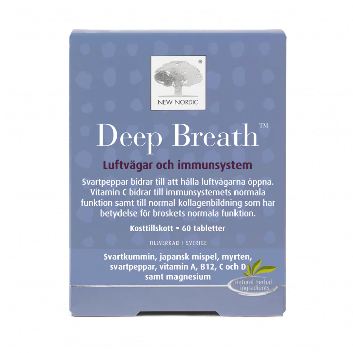 New Nordic Deep Breath, Respiratory tract and immune system - 60 tablets