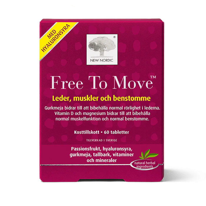 New Nordic Free To Move, Joints, muscles and bones - 60 tablets