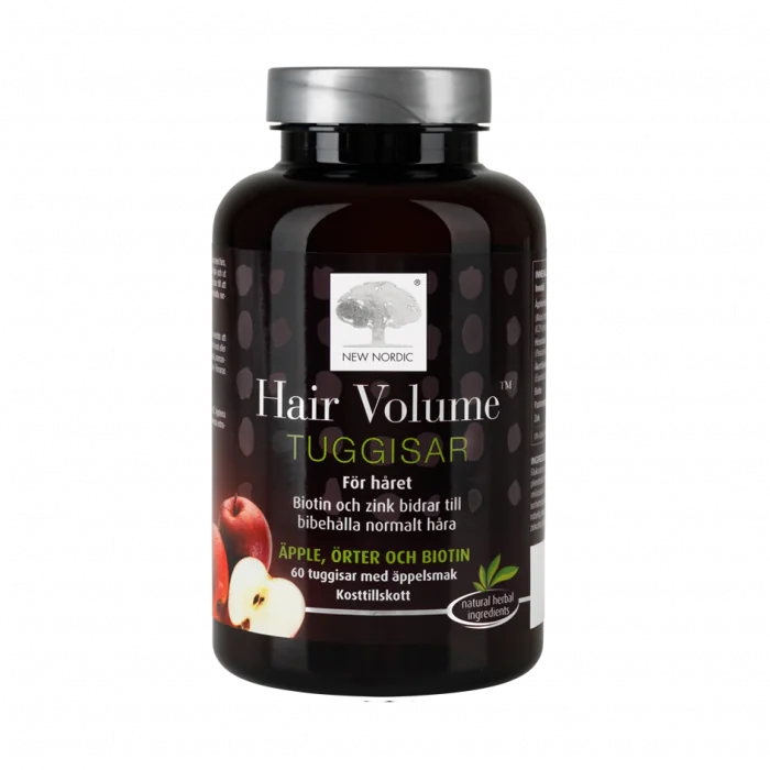 New Nordic Hair Volume gummies, For your hair - 60 gummies