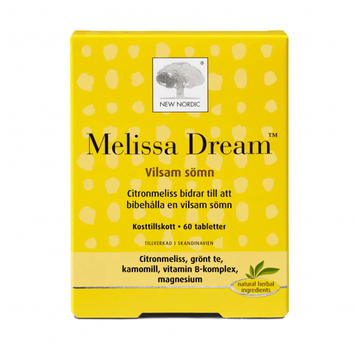 New Nordic Melissa Dream, Restful sleep - 60 tablets