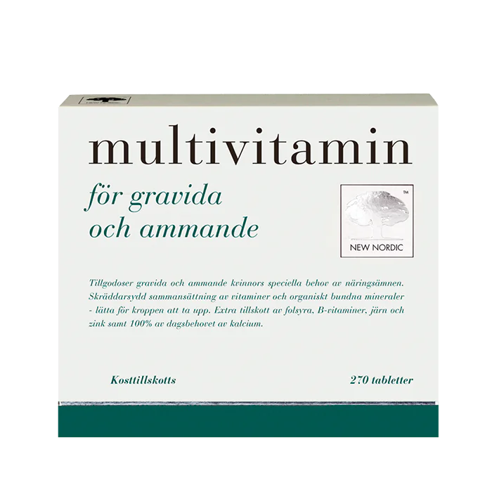 New Nordic Multivitamin Pregnant, For pregnant and breastfeeding women - 270 tablets