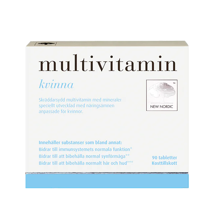 New Nordic Multivitamin Woman, For women - 90 tablets