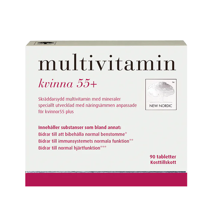 New Nordic Multivitamin Woman 55+, Customized multivitamin - 90 tablets