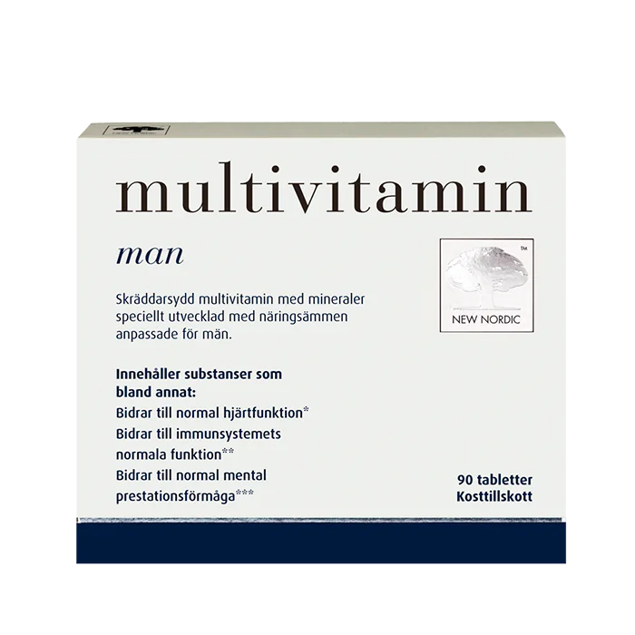 New Nordic Multivitamin Man, Customized multivitamin - 90 tablets