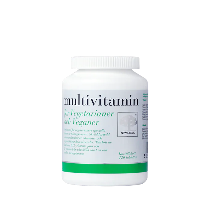 New Nordic Multivitamin Vegetarians And Vegans, Tailor-made composition - 120 tablets