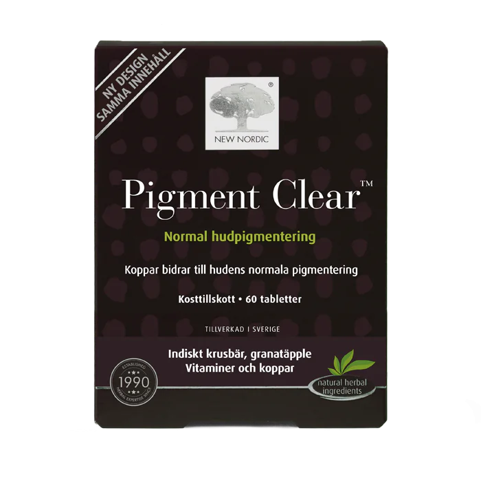 New Nordic Pigment Clear, Normal pigmentation - 60 tablets