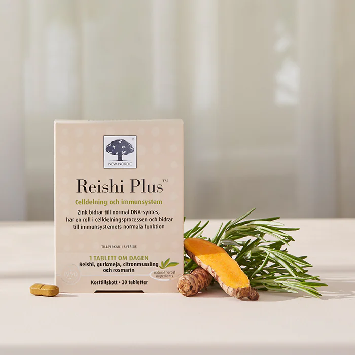 New Nordic Reishi Plus, Cell Division and Immune System - 30 tablets