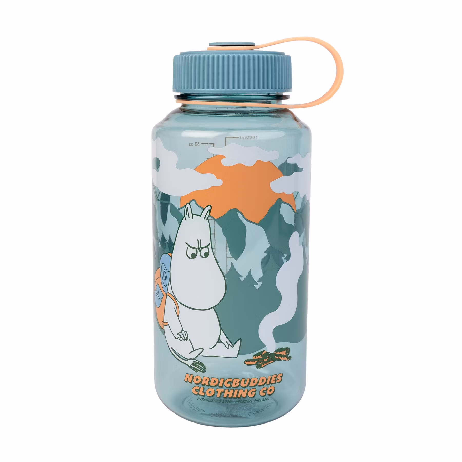 Nordic Buddies Moomintroll Adventure Water Bottle - 1000 ml