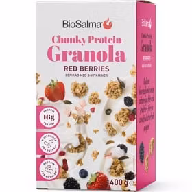 Granola protéiné épais BioSalma aux fruits rouges - 400 g