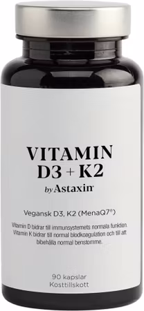 Astaxin Vitamin D3+K2 by Astaxin - 90 capsules