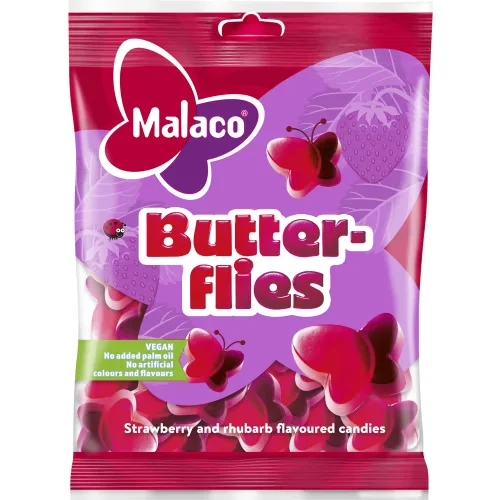 Papillons Malaco - 95 grammes