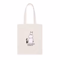 Nordic Buddies Moomintroll Tote Bag - Natural White