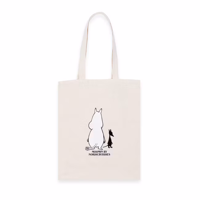 Nordic Buddies Moomintroll Tote Bag - Natural White
